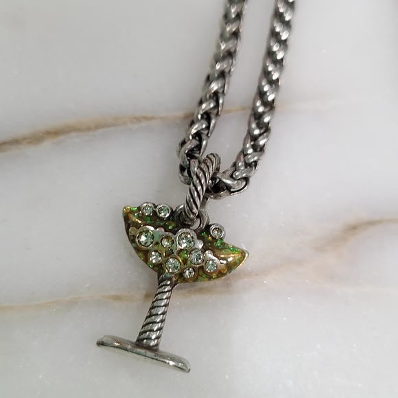 Brighton Wine Charm Necklace - Picture 7 of 8